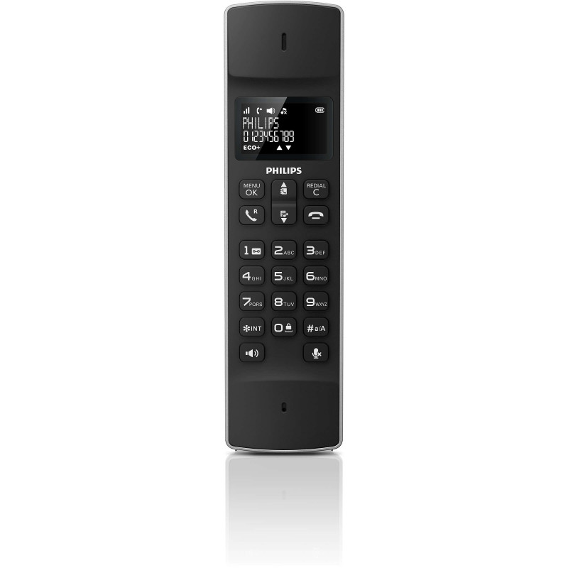 TELEFONO PHILIPS M4501B LINEA DISEÑO NEGRO