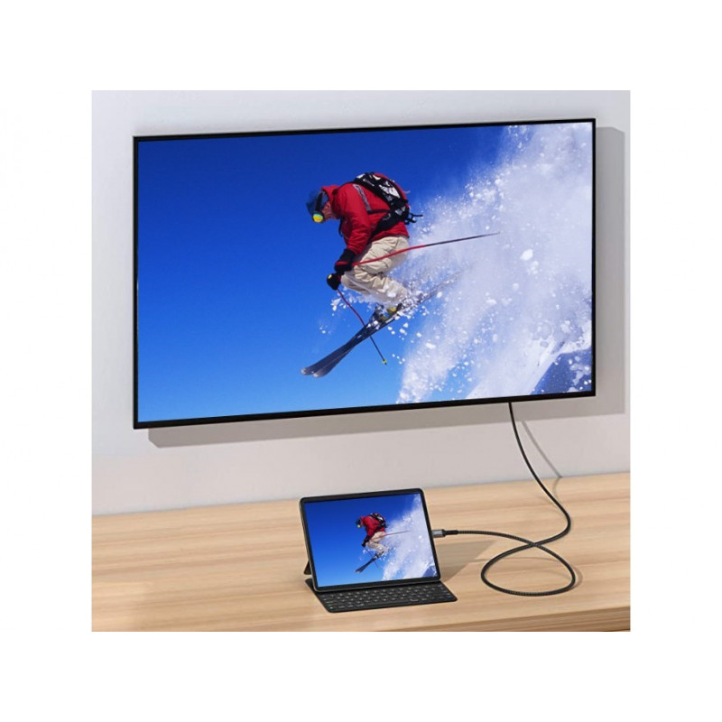 CABLE EQUIP ADAPTADOR USB-C - DISPLAY PORT 1M