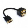 STARTECH CABLE 30CM DUPLICADOR DIVISOR VIDEO VGA 2