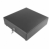 CAJON PORTAMONEDAS MUSTEK 41CM NEGRO GUIAS METALICAS