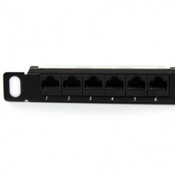 STARTECH PANEL PARCHEO 24 PUERTOS RJ45 CAT5E 110 -