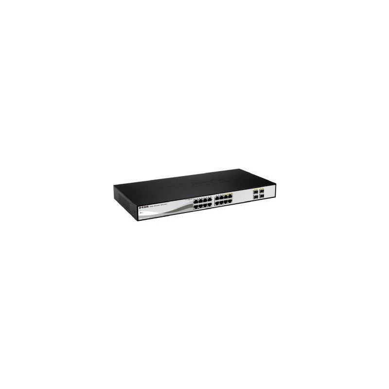 SWITCH D-LINK SMART 16 PUERTOS 10-100-1000 + 4 SFP