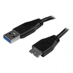 STARTECH CABLE 2M USB 3.0 DELGADO - A MACHO A MICR