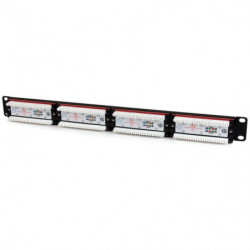 STARTECH PANEL PARCHEO 1U CAT6 110 CON 24 PUERTOS