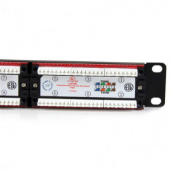 STARTECH PANEL PARCHEO 1U CAT6 110 CON 24 PUERTOS